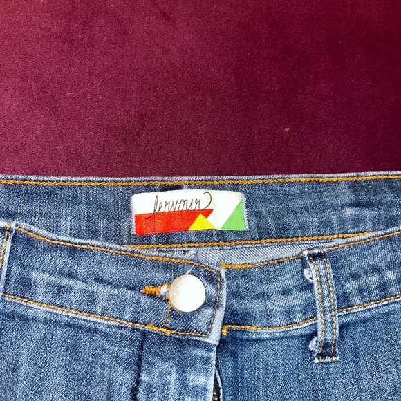 Vintage 90’s Fervour Wide Leg Embroidered Rainbow Jeans - Picture 2 of 4